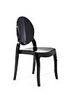 Стілець REMY-DECOR Victoria Ghost Elizabets chairs чорний полімерний для дому кафе, фото 3