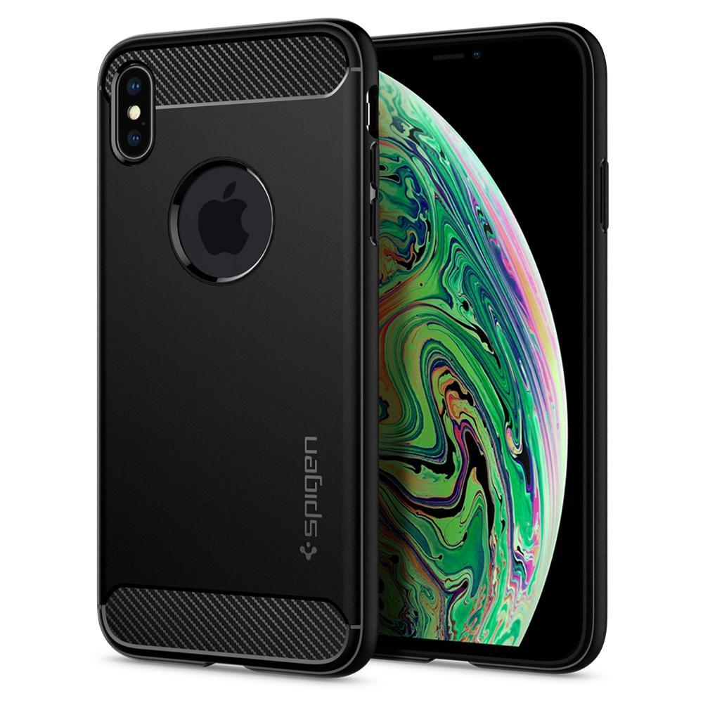 Чохол Spigen для iPhone XS Max Rugged Armor (065CS25125), фото 1