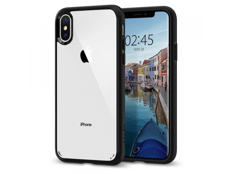 Чохол Spigen для iPhone XS/X Ultra Hybrid, Matte Black (063CS25116)