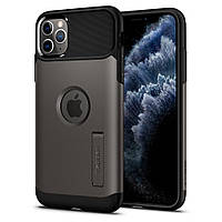 Чохол Spigen для iPhone 11 Pro Max Slim Armor, Gunmetal (075CS27048)