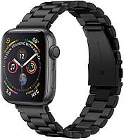 Металевий ремінець Spigen Modern Fit для Apple Watch (42 / 44 / 45 / 49 MM) Чорний (062MP25403)