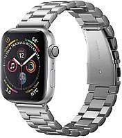Металевий ремінець Spigen Modern Fit для Apple Watch (42/44/45/49 MM) Silver (062MP25404)