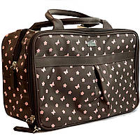 Велика косметичка з відділом для пензликів Reed "Butterfly Vilins" | органайзер на блискавці, з ручками|30*18*11см