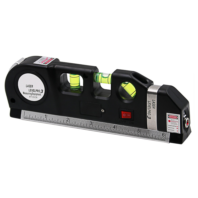 Лазерний рівень з вбудованою рулеткою Fixit Laser Level Pro3 5.5 м (4_00439), фото 1