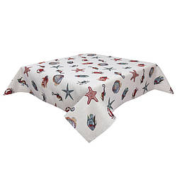 Скатертина Морський світ(137х137 см)