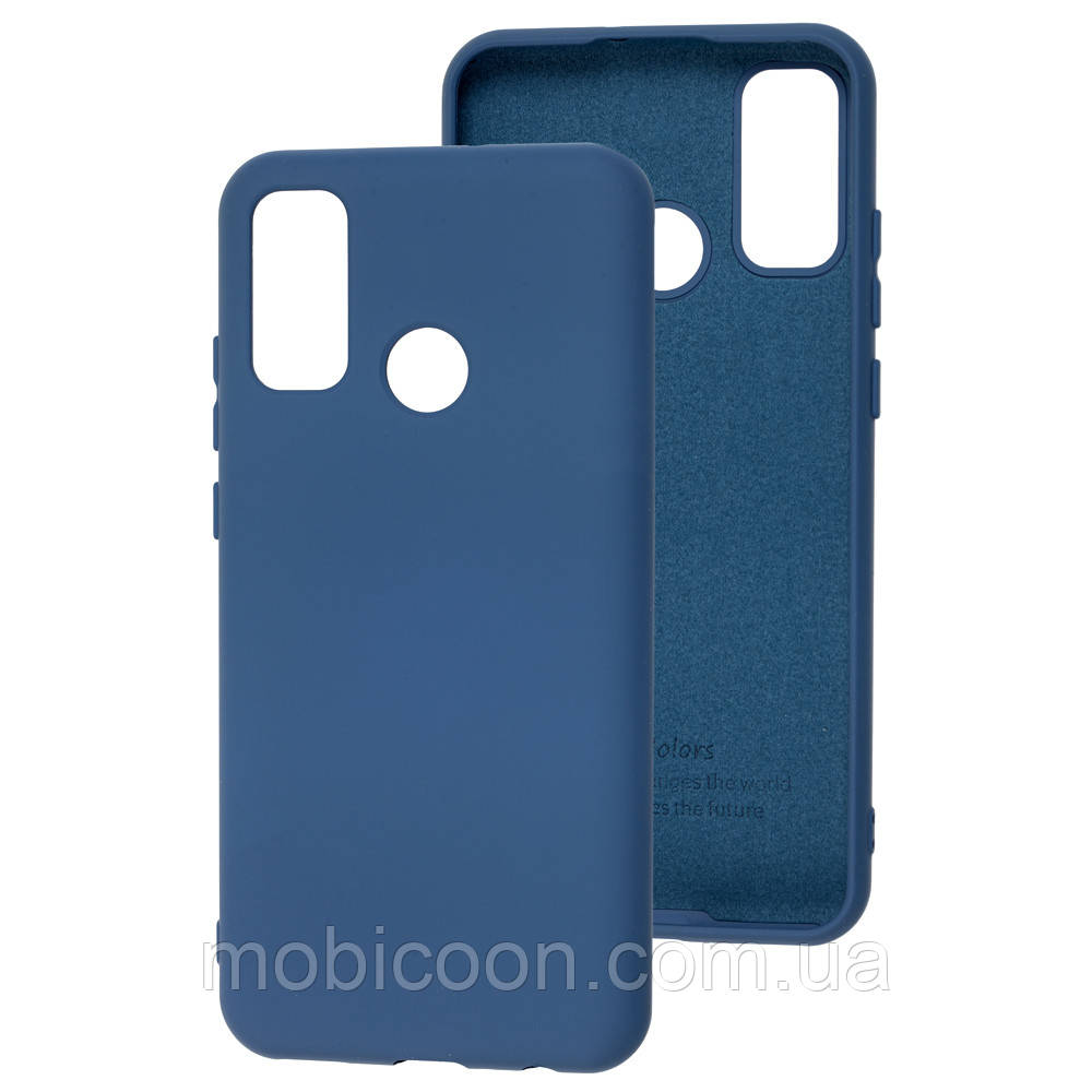 Чохол Silicone Case Full для Huawei P Smart 2020 Navy Blue, фото 1