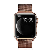 Ремінець для годинника Milanese loop steel bracelet Apple watch, 38-40 мм. Bronze, фото 3