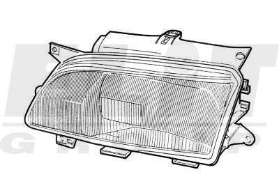 Фара передня права CITROEN BERLINGO , 552-1110R-LD-EM, фото 1