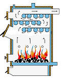 Твердопаливний котел Ідмар GK-1-50 кВт., фото 3