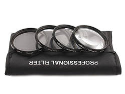 Набір макролінз 55мм Close-up, +1+2+4+10, макро