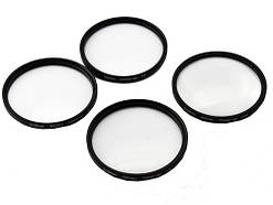 Набір макролінз 62мм Close-up, +1+2+4+10, макро