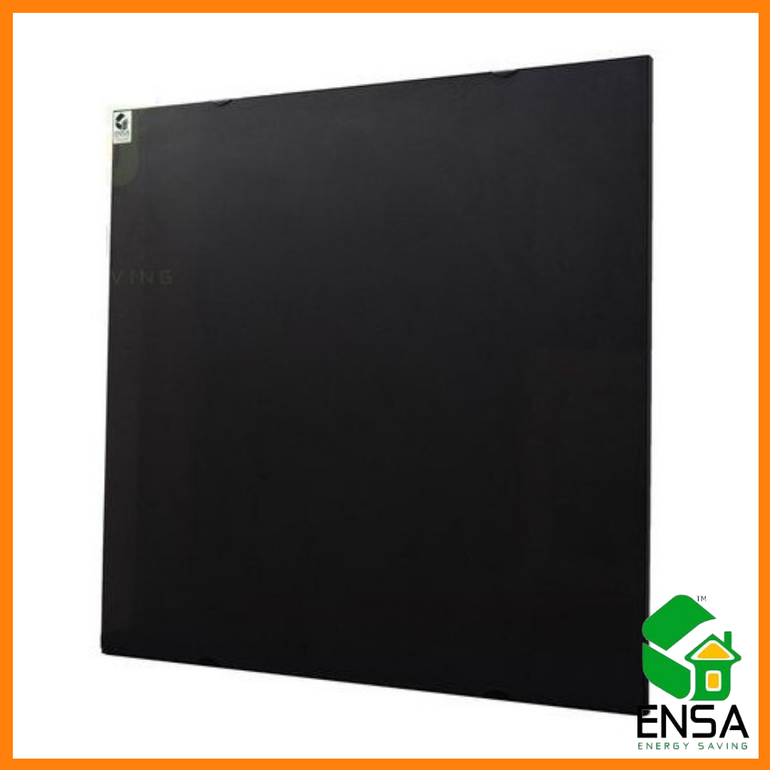 Обігрівач інфрачервоний обігрівач ENSA CR500, чорна керамічна панель 600х600х18 мм, потужність: 475 Вт