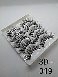 Накладні вії 3D — 019 5пар