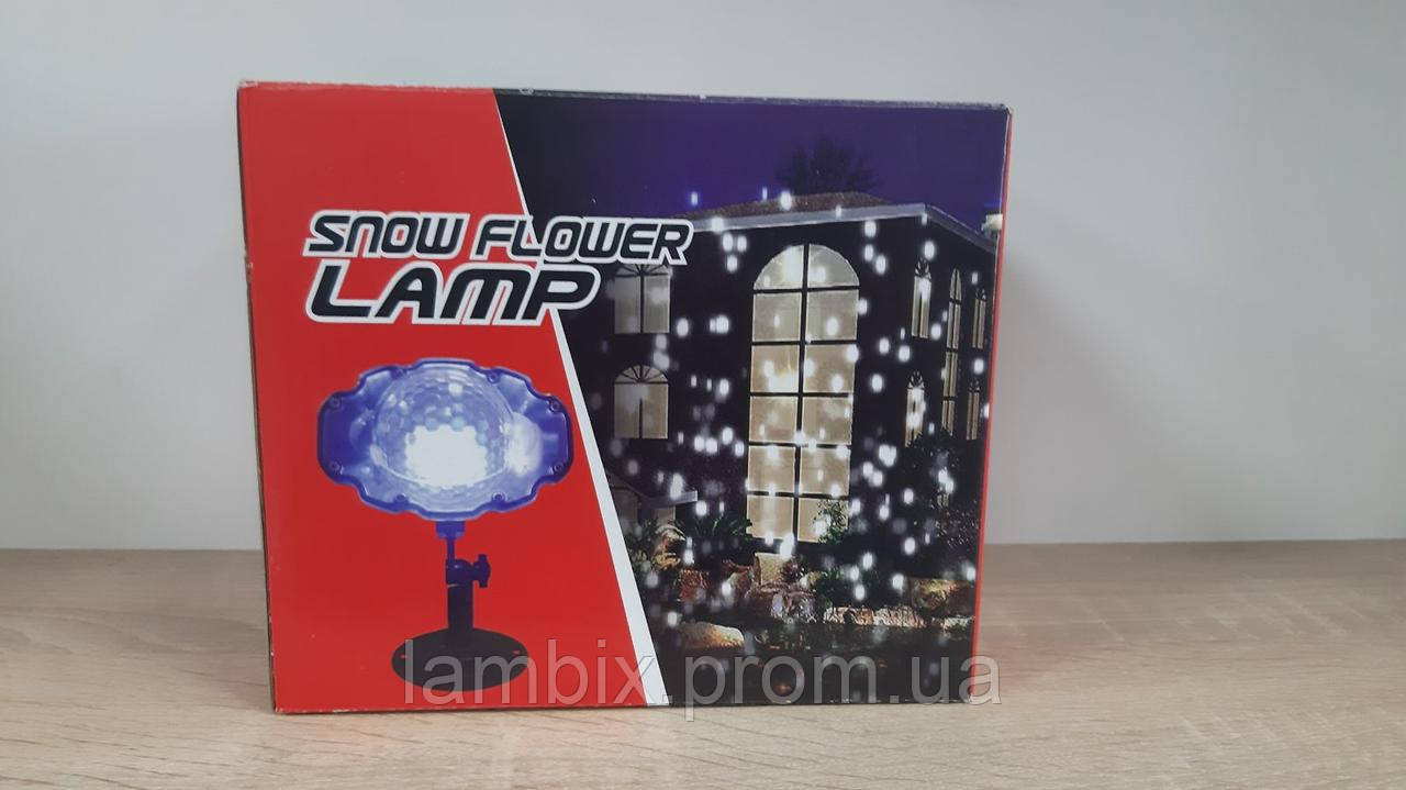 Лазерний проєктор Mini snow flower lamp STL-34