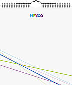 Перекидний календар Heyda 21,5 х 24 см з білими аркушами 2070451