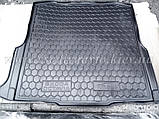 Килимок в багажник SKODA Octavia A7 з 2013 р. універсал (з боксом посилить.) (Avto-gumm) пластік+гума, фото 3