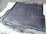Килимок в багажник SKODA Octavia A7 з 2013 р. універсал (з боксом посилить.) (Avto-gumm) пластік+гума, фото 5