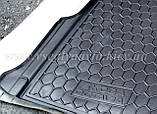Килимок в багажник SKODA Octavia A7 з 2013 р. універсал (з боксом посилить.) (Avto-gumm) пластік+гума, фото 7