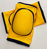 Наколінники для танців жовті чирлідінг гімнастика наколінники блакитні Vlad&K, фото 7