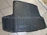 Килимок в багажник SKODA Octavia A7 з 2013 р. універсал "з вухами" (Avto-gumm) пластік+гума, фото 6