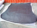 Килимок в багажник для Kia Rio седан з 2017 р. (рос. збірка) Avto-gumm пластік+гума, фото 4