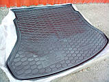 Килимок в багажник для Kia Rio седан з 2017 р. (рос. збірка) Avto-gumm пластік+гума, фото 5