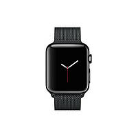 Ремінець для годинника Milanese loop steel bracelet Apple watch, 38-40 мм Black, фото 3