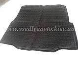 Килимок в багажник SKODA SuperB ліфтбек з 2008-2015 рр. (AVTO-GUMM) пластік+гума, фото 7