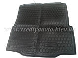 Килимок в багажник SKODA SuperB ліфтбек з 2008-2015 рр. (AVTO-GUMM) пластік+гума, фото 8