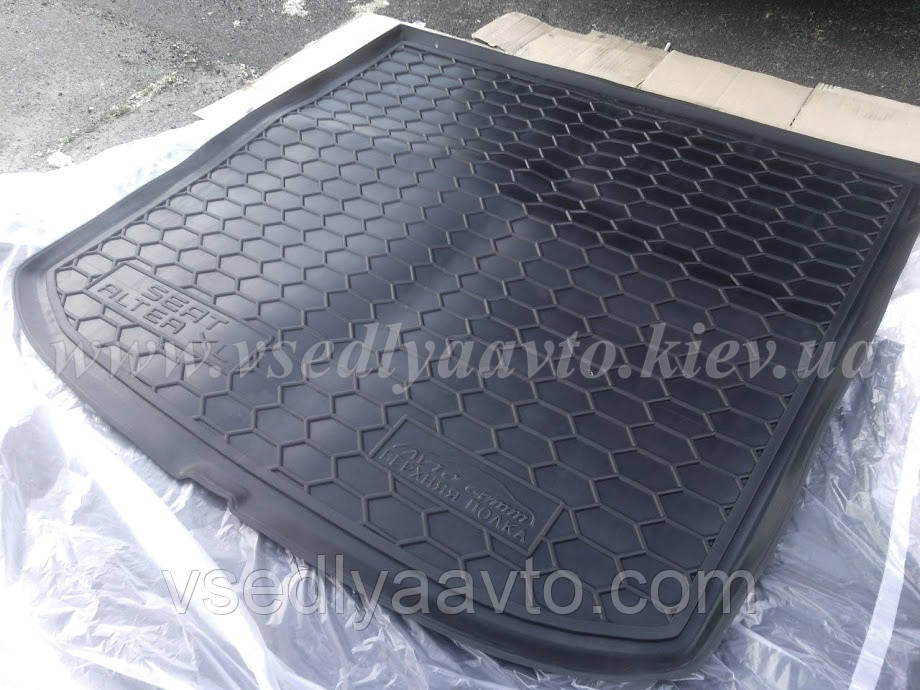 Килимок у багажник Seat Altea XL верхня полиця (Avto-gumm) пластик+гума, фото 1