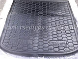 Килимок у багажник Seat Altea XL верхня полиця (Avto-gumm) пластик+гума, фото 6