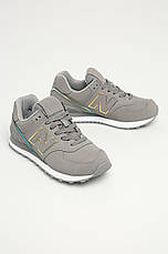 Кросівки жіночі New Balance 574CLE сірі, фото 3