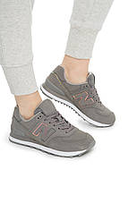 Кросівки жіночі New Balance 574CLE сірі, фото 5