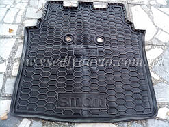 Килимок в багажник Smart Forfour 454 з 2004 р. (Avto-Gumm) пластік+гума
