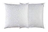 Біла подушка для сну 70х70 "OLIMPIA" стьобаний сатин кульковий холофайбер (210139), фото 3