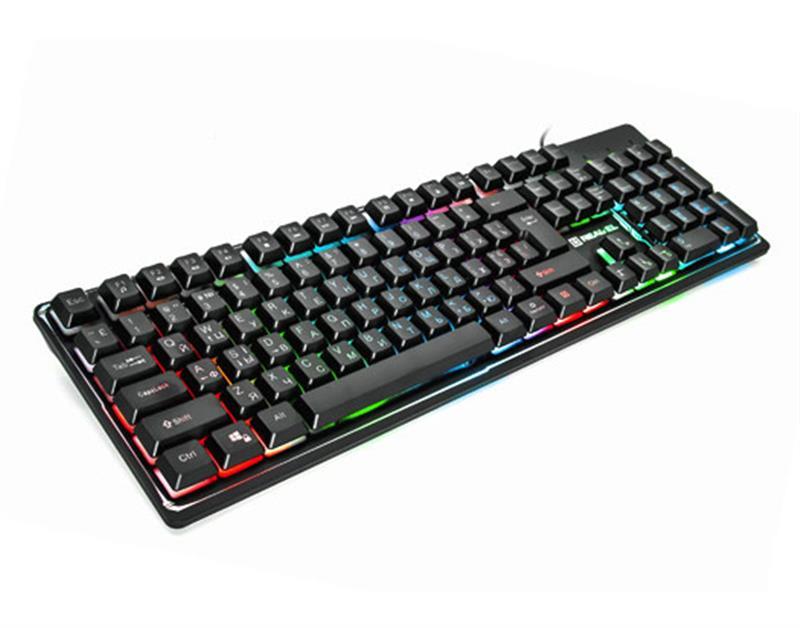 Клавіатура REAL-EL Comfort 7011 Backlit Black USB