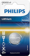 Батарейка Philips Lithium CR 2032 BLI 1шт блістер