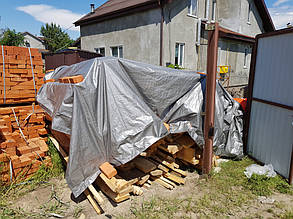 Применение тентов для строительных работ, строительство ЖК "Зверинецкий", г.Киев 9