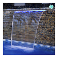 Стеновой водопад EMAUX PB 600-150(L) с LED подсветкой для бассейна