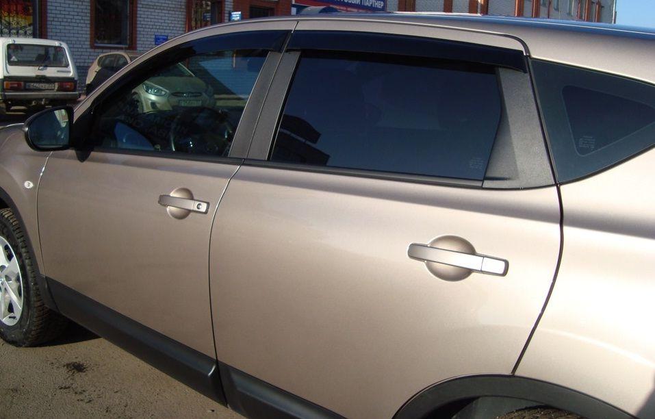 Дефлектори (дефлектори вікон) NISSAN QASHQAI з 2009-2014 р.в VT