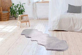 Килим Rabbit Double Sheepskin grey/blue 60x180