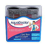 Тестер AquaDoctor Test Box O2/pH для визначення стану pH і рівня активного кисню води в басейні