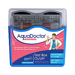 Тестер AquaDoctor Test Box O2/pH для визначення стану pH і рівня активного кисню води в басейні