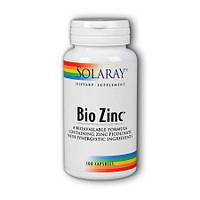 Solaray Bio Zinc цинк пиколинат, хеллат и цитрат 15 мг + витамин B6 100 капсул