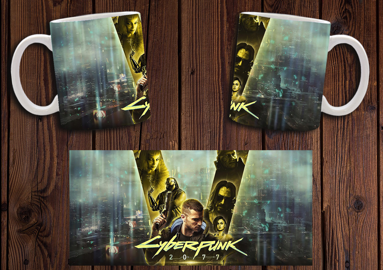 Чашка "Cyberpunk 2077" / Кружка Кіберпанк 2077 №1