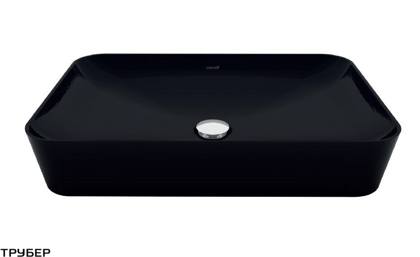 ULTRA Умивальник на стільницю 40х60 див., чорний UL060.40000, фото 1