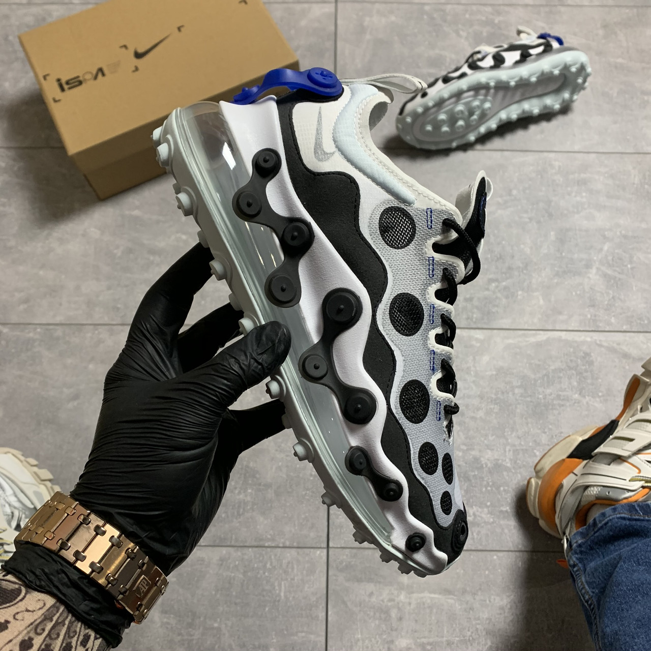 Чоловічі кросівки Nike Air Max 720 ISPA White Black, кросівки найк аір макс 720 іспа, Nike ISPA Air Max 720