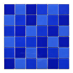 Мозаїка, скляна, Aquaviva Cristall Dark Blue DCM306 (48 мм)