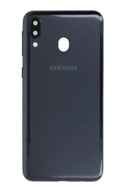 Задня кришка для Samsung M205F Galaxy M20 2019, чорна, оригінал, фото 1