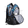 Рюкзак Senkey & Style сіро-синій з кодовим замком, пеналом і сумкою через плече, фото 6